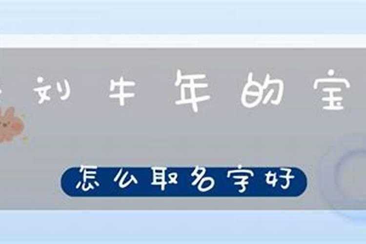 立冬后的牛宝宝怎么取名字