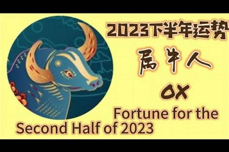 属牛在2023下半年的运势