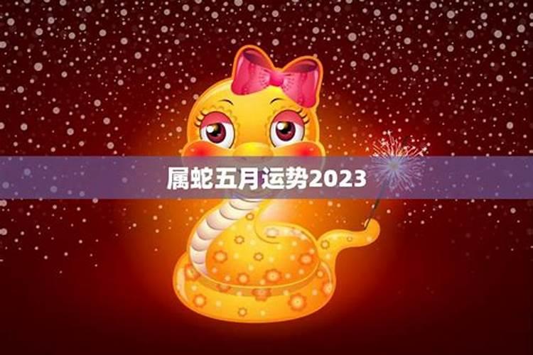 属蛇五月份的今年运势