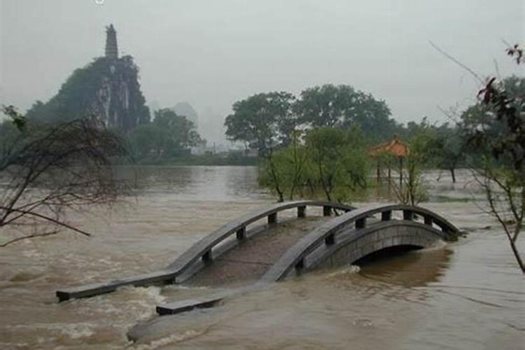 梦见大雨大河水很深