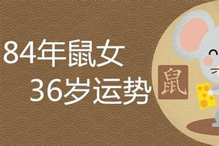 84年鼠女2022年运势及运程