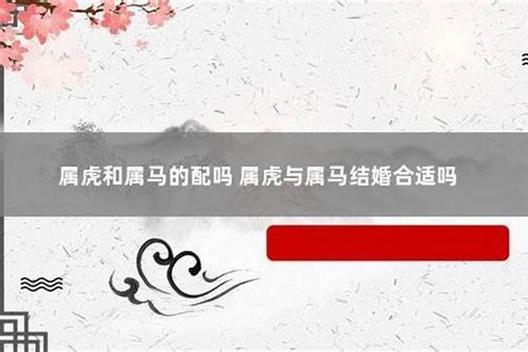 女虎和男马的婚姻怎么样