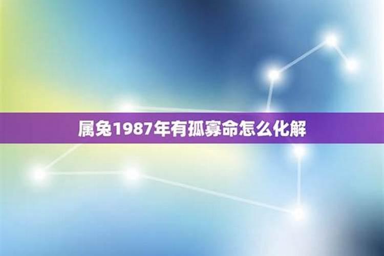 属兔女1987年2023年运势及运程