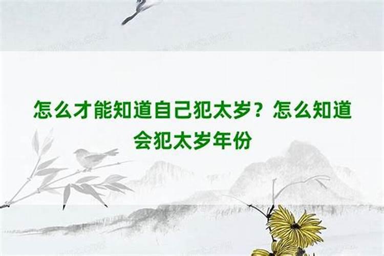 怎么才知道自己今年破太岁？