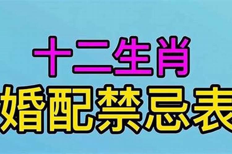 十二生肖中的属相婚配禁忌