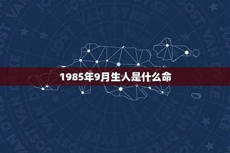 1985年9月生人运势如何？