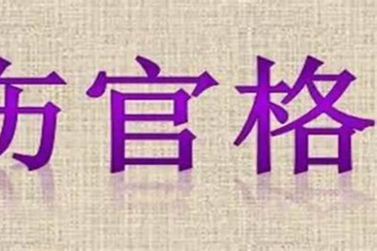 命局入伤官格是什么意思？