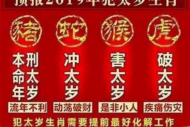 2025冲害太岁什么属相？