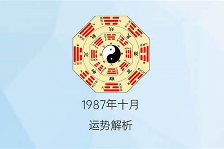 1987年十月初一命运