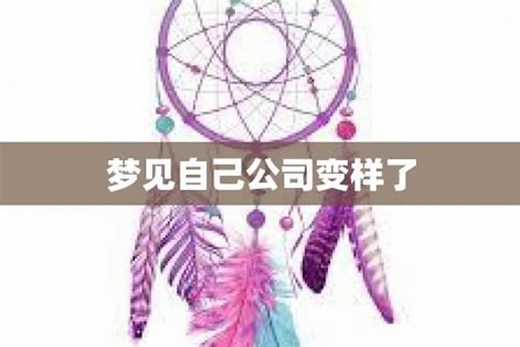 梦见公司大变样是什么意思