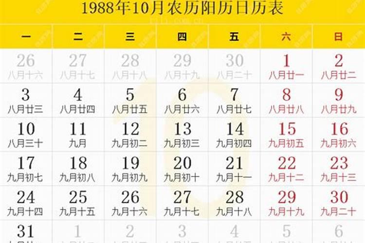 1988年正月初五阳历多少