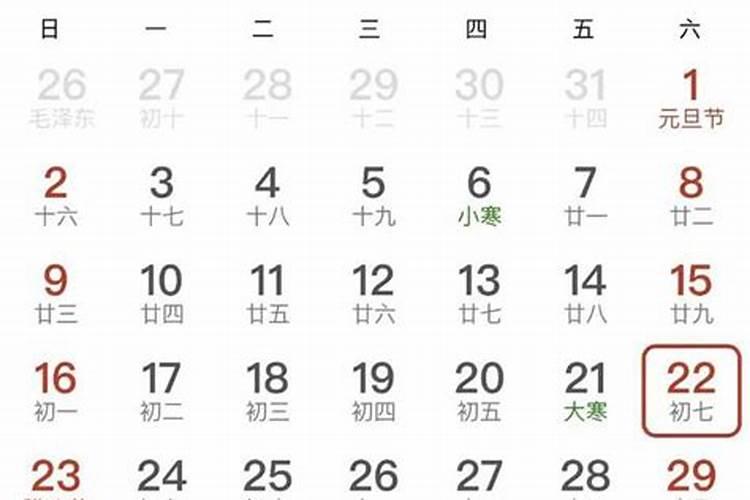 农历腊月12月12号,是阳历多少号生日