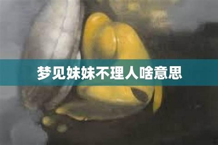 梦见爸妈妹妹家里人都不理我