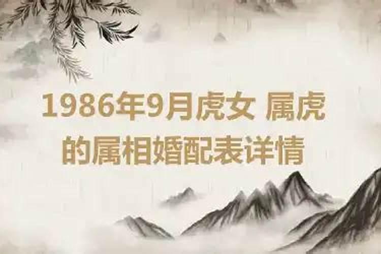 1986年9月属虎的今年运势怎么样