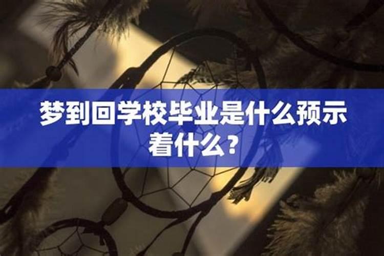 梦到学校预示着什么意思