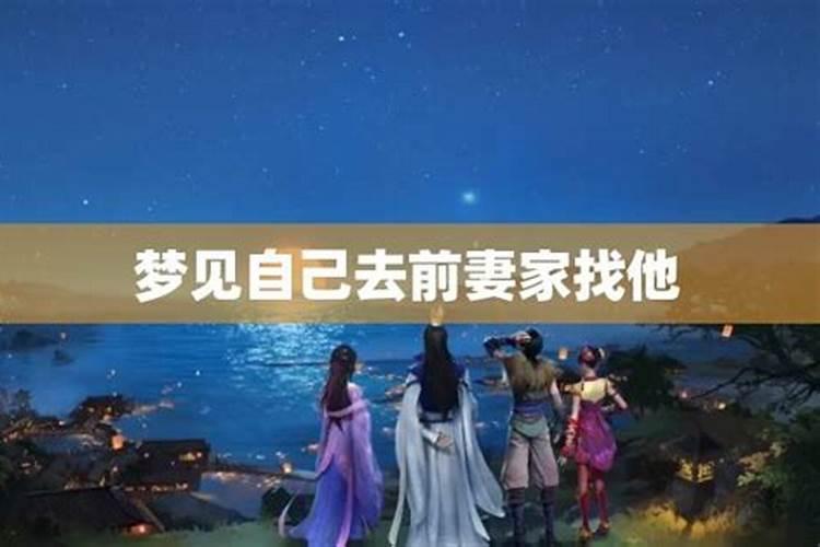 梦到前夫的前妻去他家里过夜