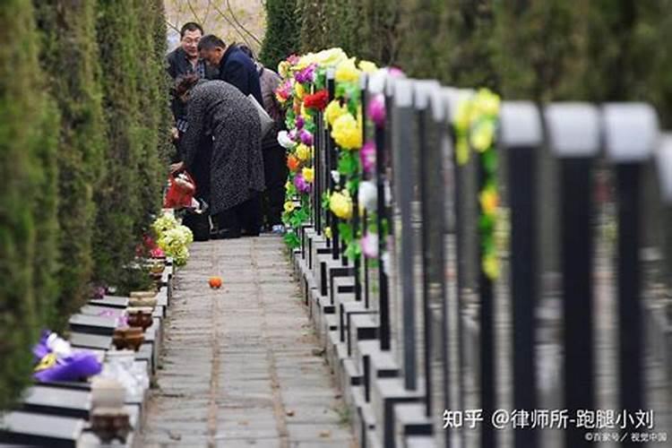 梦到清明节别人在坟前祭拜什么意思啊