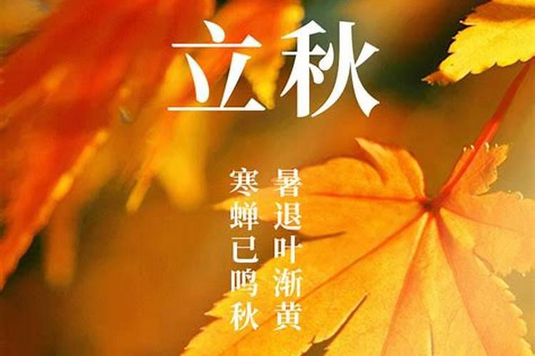 二十四节气中的立秋是什么意思