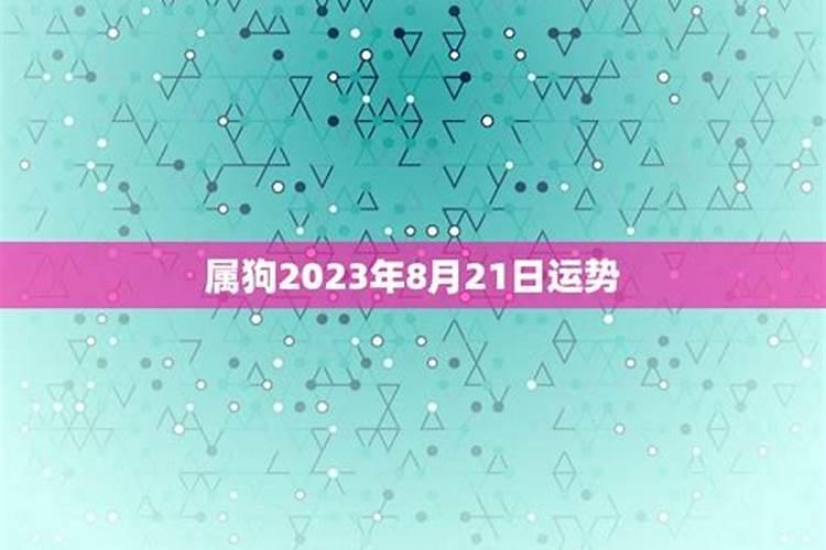 2023年8月属狗运势如何