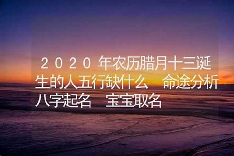 2020年腊月十三天干地支