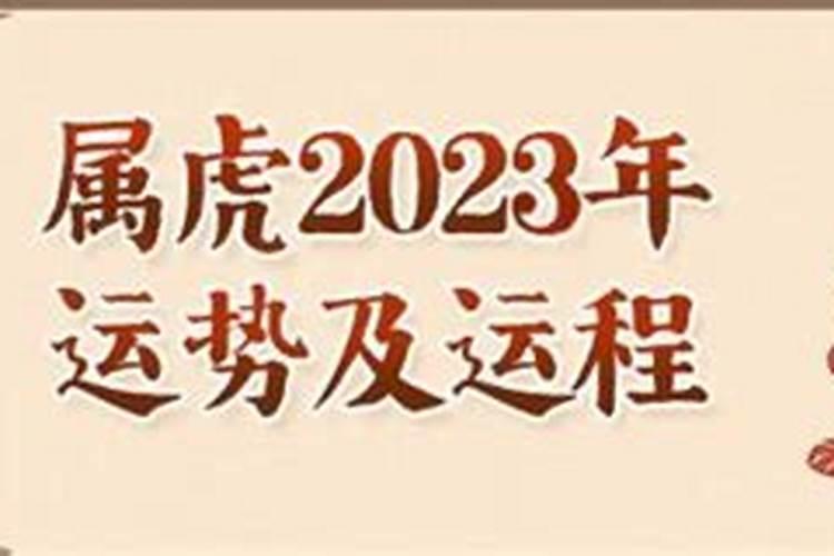 86年虎人2023年运势