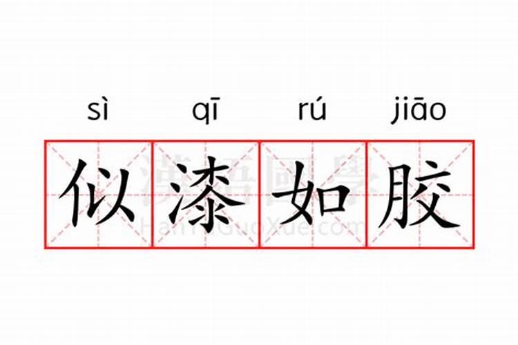 八字合婚如漆似胶是什么意思啊