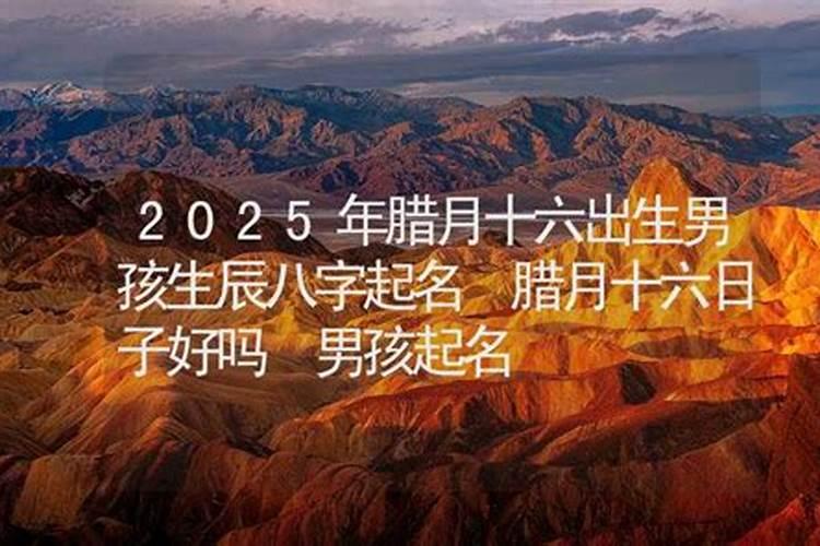 2020腊月十六出生的男孩好不好