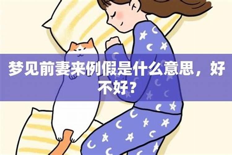 离婚者梦见前妻好不好是什么意思