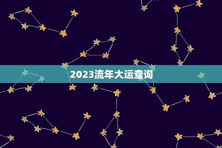 八字感情运势2023年大运天干地支