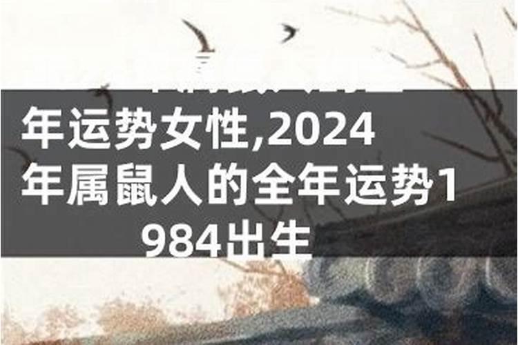 2024年属鼠人的全年运势女性怎么样