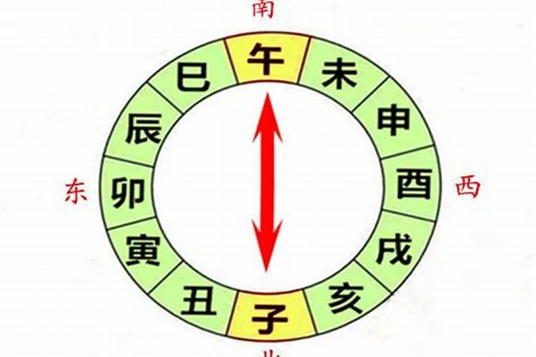 日时子午相冲的八字