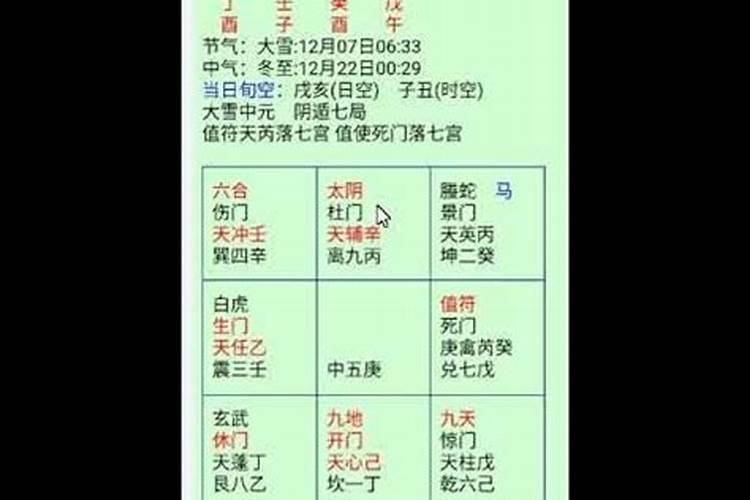 奇门遁甲预测婚姻实例