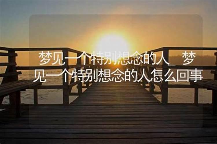 梦到人是不是在想他