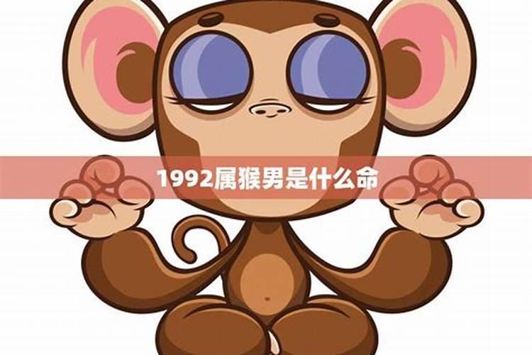 1992生肖猴男运