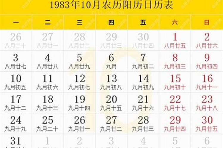 1983年农历10月19出生运程