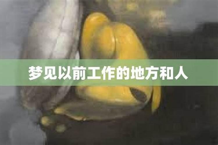 梦到自己回到以前生活的地方