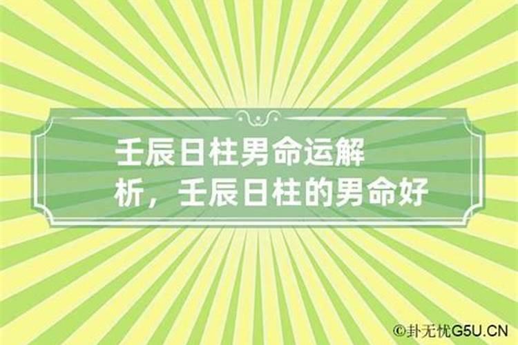 壬辰日柱命运解析