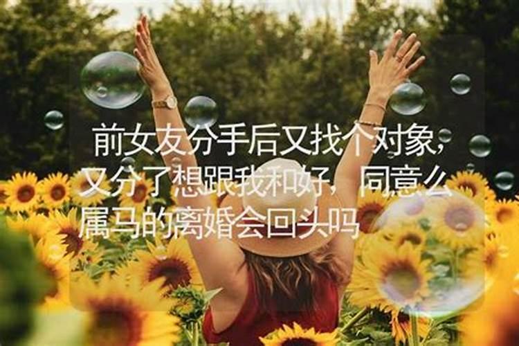 梦到前女友回头找我