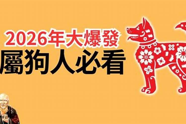 属狗2026年运势查询