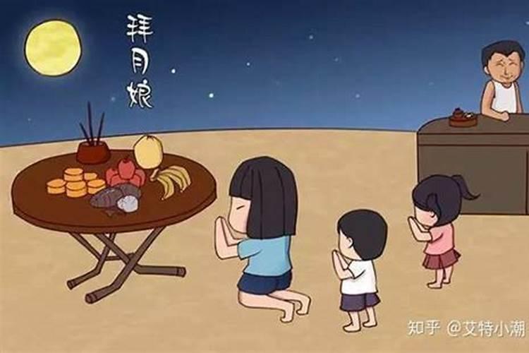 中秋节人们拜月的风俗起源于哪里