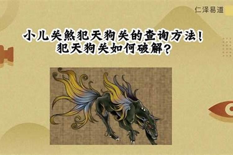 犯天狗如何化解