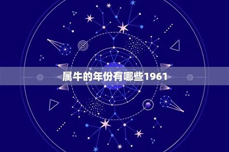 1961属牛多大