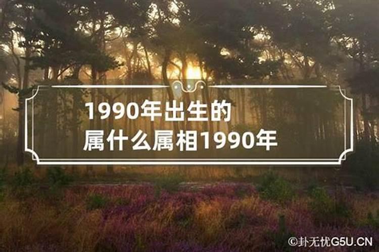 1990出生属相是什么