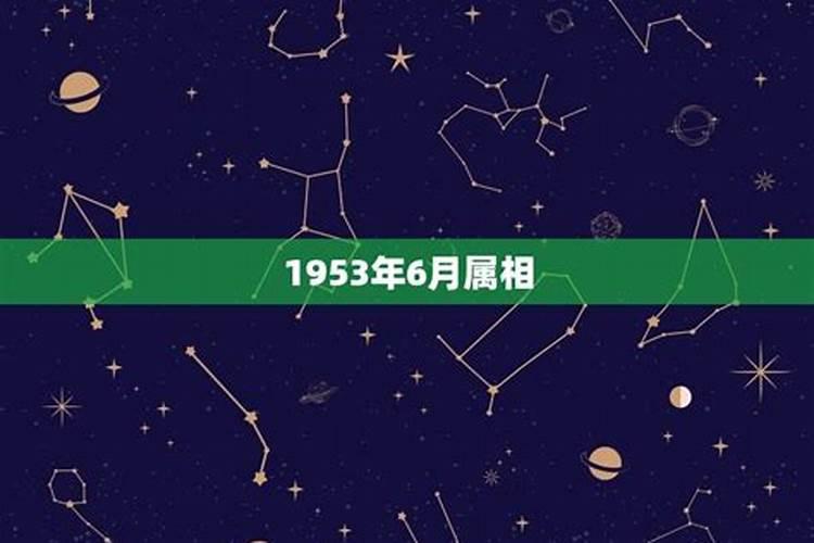 53年6月生属什么生肖