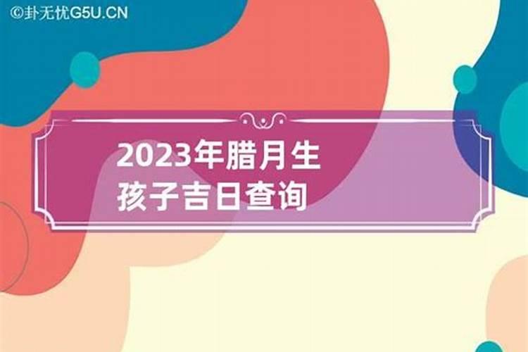 2023腊月出生宝宝吉日