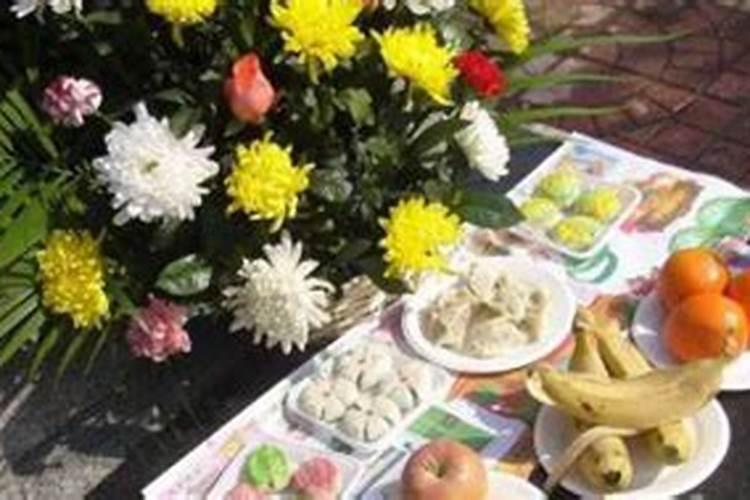 清明节祭奠买什么食品