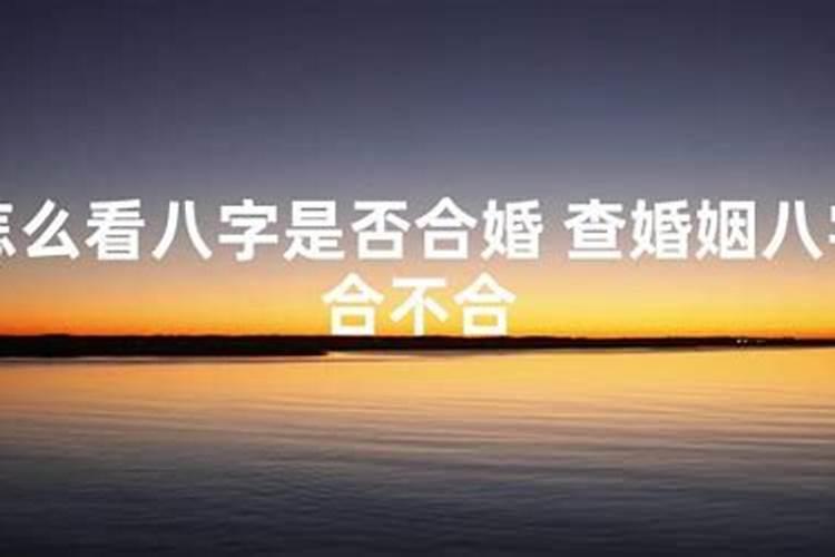 怎么看八字合婚没