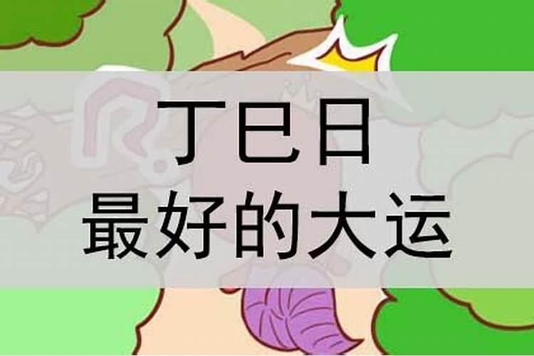 丁巳大运对哪种人好