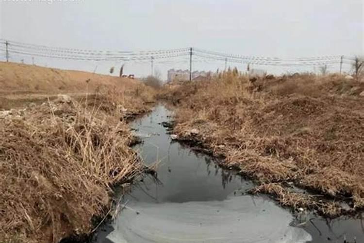 梦见水沟流淌大水