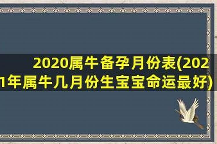 属牛几月生的命最好